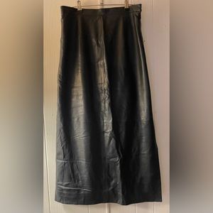 Brisa New York leather skirt